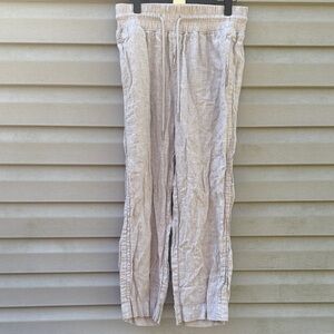 Quince | 100% Linen Tan Khaki Pants size Small
